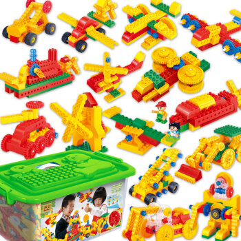 邦宝教育产品拼装积木儿童玩具基础级齿轮6530 大颗粒幼儿园创客教具 168颗粒整理箱6510