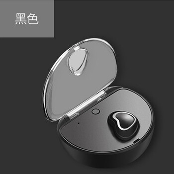 华为p20蓝牙耳机荣耀v9迷你超小隐形女生款爱心无线通用 华为 黑色