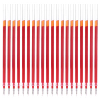 金万年红色0.5子弹头笔芯替芯中性笔水笔学生办公文具(20支装)K-5067-003 金万年红色0.5子弹头笔芯替芯中性笔水笔学生办公文具(20支装)K-5067-003