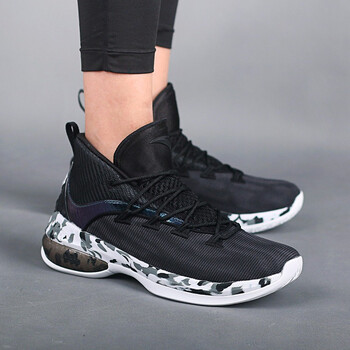 安踏篮球鞋 男鞋 2019夏季透气高帮ufo2代天体战靴实战篮球运动鞋 黑