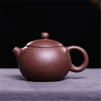 稀有紫玉金砂【西施】透气性极佳 助理工艺师吕旭峰 宜兴紫砂紫砂壶