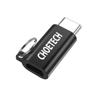 #本站首晒# 体积小巧、携带方便 — CHOETECH Micro usb转Type-C转接头