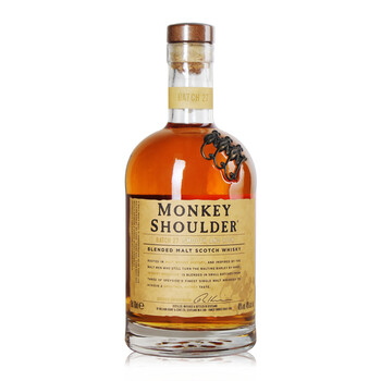 洋酒monkey Shoulder三只猴子金猴调和麦芽威士忌酒700ml 单支装 图片价格品牌报价 京东