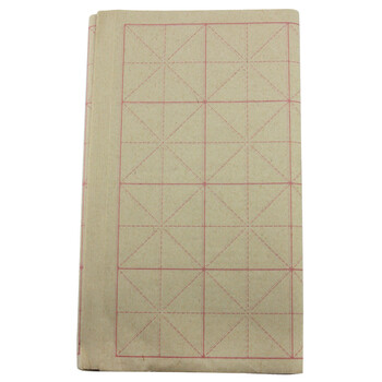 芬尚 纯竹浆竹帘纹9*28格加厚毛边纸 初学者学生毛笔字墨汁练习纸 毛笔书法课堂教学练习用65*38cm/60张