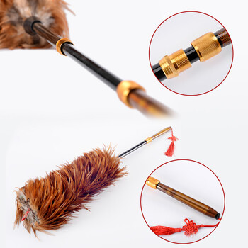 厨格格 除尘掸可伸缩家用车用鸡毛掸子静电吸附可水洗吸附除灰尘器棕色 厨格格 除尘掸可伸缩家用车用鸡毛掸子静电吸附可水洗吸附除灰尘器棕色