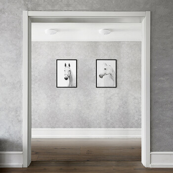 原木过道门套木制窗套定制厂家 橡木30双边垭口套