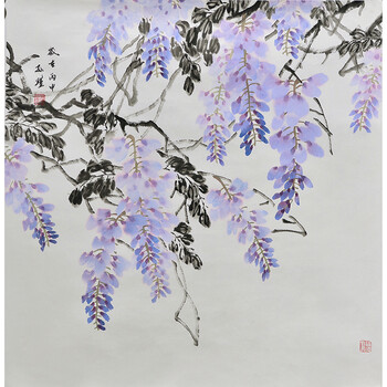 孙瑾《紫云》中美协会员  潍坊美协理事063600拍卖已结束刘浩《秋菊
