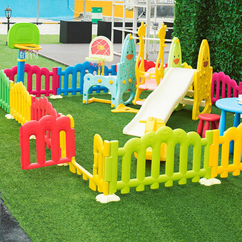 澳乐 塑料栅栏游戏围栏幼儿园4s店室内外围栏安全隔离带门护栏kfc儿童