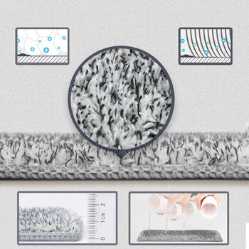 百家好世配布 37cm免手洗平板托把拖布墩布拖把专属替换布 2块装 百家好世配布 37cm免手洗平板托把拖布墩布拖把专属替换布 2块装