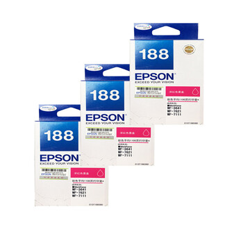 爱普生(EPSON)188墨盒原装 T1883红色墨盒 适用WF3641/WF7111/WF7621/WF7218/WF7728机型 爱普生(EPSON)188墨盒原装 T1883红色墨盒 适用WF3641/WF7111/WF7621/WF7218/WF7728机型