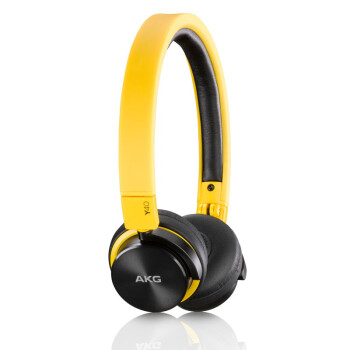 AKG 爱科技 Y40 头戴式耳机 HiFi音乐耳机 重低音 黄色