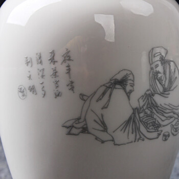 
                                        辉跃茶具 陶瓷茶具功夫茶具陶瓷茶叶罐密封罐储存罐六款茶叶罐 款二灰茶圣才茶叶罐                