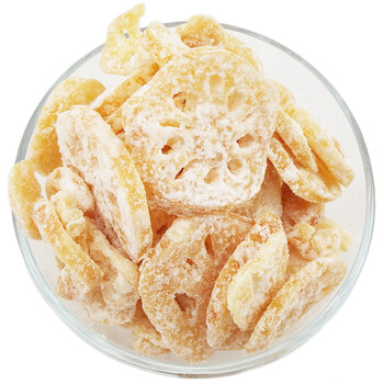 宝莎食品 莲藕糖片 休闲办公零嘴 散装糖藕片 零食品小吃 蜜饯 新年