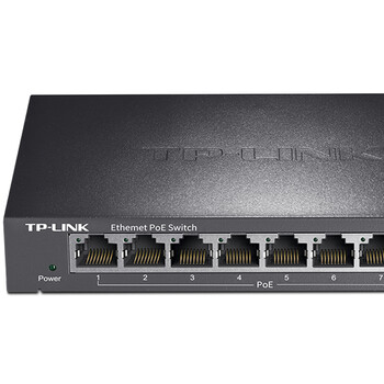 普联（TP-LINK） SF1009P 9口百兆8口POE非网管PoE交换机