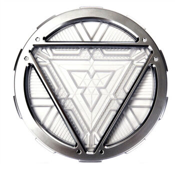 手机心脏反应堆薄卡通充电器 钢铁侠能量堆移动电源12000毫安(新款)