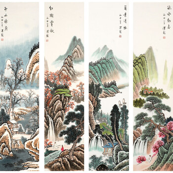 6米巨幅 李桂强 广西美院特邀画家  荣获广西桂林山水