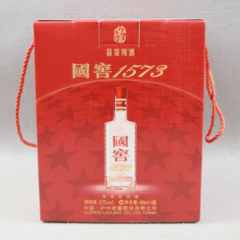 国窖1573品鉴 2018年 52度 485ml 1箱2盒8瓶【30】名酒