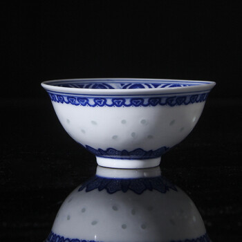 景逸景德镇陶瓷餐具青花玲珑4.