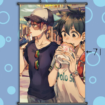 英雄学院动漫周边挂画卷轴小英雄海报相册画册轰焦冻绿谷出久爆豪胜己