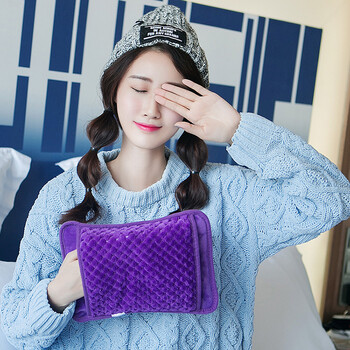 春之北纬2016秋冬季新款套毛绒可拆洗充电热水袋套子暖手宝布套bmn065