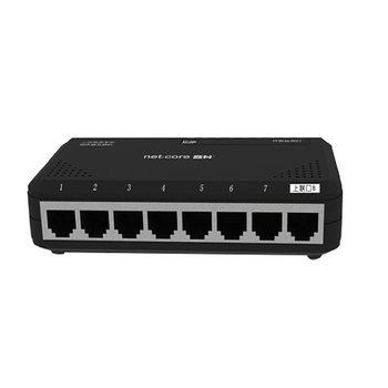 磊科(netcore)ns108v 8口百兆防环路交换机 固化vlan 端口隔离