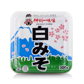 神州一 味噌 日本原装进口味增酱白味增 厨房调味酱 日式味增酱料味增汤 神州一白味噌盒装 300g