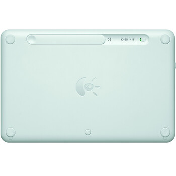 
                                                                                罗技（Logitech）K480 键盘 蓝牙键盘 办公键盘 女性 便携 超薄键盘 笔记本键盘 白色                