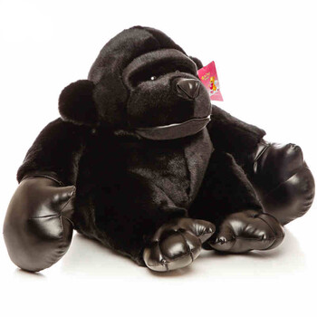 大猩猩毛绒玩具黑猩猩公仔金刚玩偶抱枕儿童布娃娃礼物 40厘米