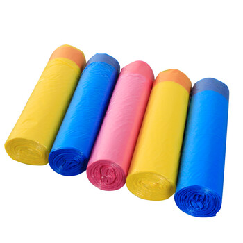 京惠思创抽绳垃圾袋彩色50*60cm*75只0.9丝大号加厚手提式自动收口家用 京惠思创抽绳垃圾袋彩色50*60cm*75只0.9丝大号加厚手提式自动收口家用