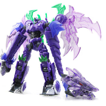 奥迪双钻武战道玩具关节可动变形机器人战龙皇 普及版-战龙皇500210