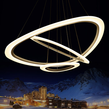 维港 个性创意led吊灯异形艺术餐厅灯咖啡厅吧台客厅吊灯书房卧室灯具