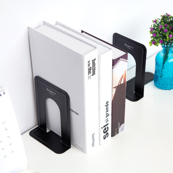 广博(GuangBo)6英寸(高15cm)金属铁书立书挡书靠2片/付 学生/办公文具 颜色随机WZ5935S 广博(GuangBo)6英寸(高15cm)金属铁书立书挡书靠2片/付 学生/办公文具 颜色随机WZ5935S