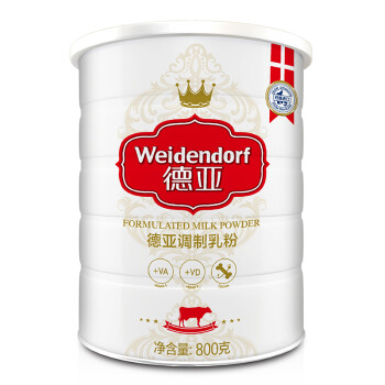 Weidendorf 德亚 调制乳粉 成人奶粉 单桶 800g *2件