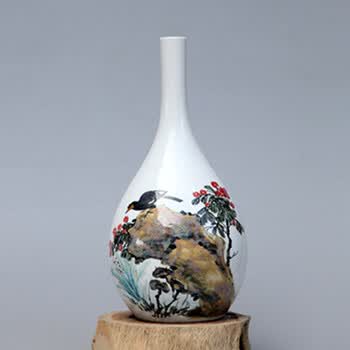 江西省工艺美术师袁一民作品《芝山祝寿》06拍卖已结束高级工艺美术
