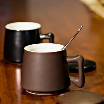 千度尚品 马克杯 陶瓷杯茶杯 创意个性杯子 时尚水杯 独特造形咖啡杯