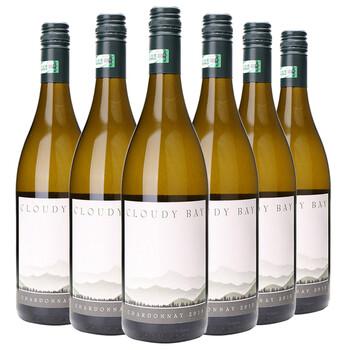 原瓶进口红酒 cloudy bay云雾之湾霞多丽白葡萄酒750ml 6支装_现价