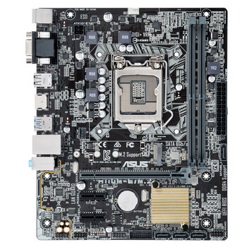 华硕(asus)h110m-e/m.2 ddr4 lga1151 全固态电脑主板