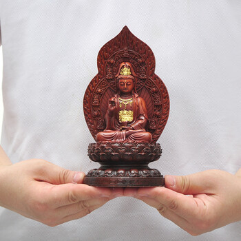 树脂坐莲观音像价格报价行情- 京东