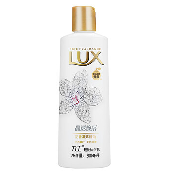 【京东超市】力士(lux)靓肤沐浴乳 晶透焕彩200ml(沐浴露)(新老包装