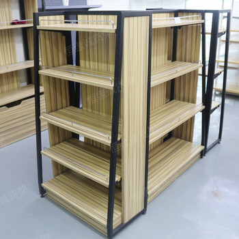 恒缘诚 货物架 组装货架 钢木书架置物架 进口食品架 多功能超市货物