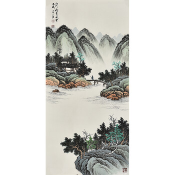 传弟子 蒋海青《紫气东来 硕果盈香》拍卖已结束06人民大学画院画家