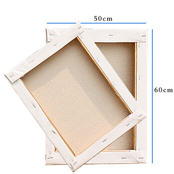 油画布板中粗纹亚麻油画框油画颜料丙烯油画布画框亚麻画框40*50 亚麻