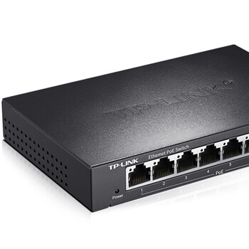 普联（TP-LINK） SF1009P 9口百兆8口POE非网管PoE交换机