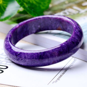 紫龙金手镯67.21g   无黑斑  纹路清晰  然奕水晶