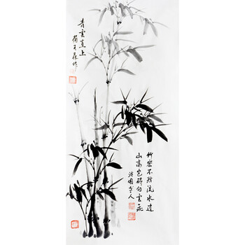 蒋佩华中国著名山水画家拍卖已结束06《铁骨生春》李宝华省工艺美术