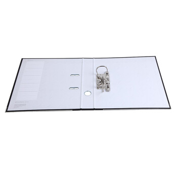 齐心（COMIX） 2寸加厚欧式快劳夹A4文件夹带孔资料夹两孔活页夹背宽55mm容纸宽度35mm黑色 办公文具A105N