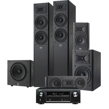 jbl arena 180bk   天龙x1300 音响 音箱 家庭影院 5.