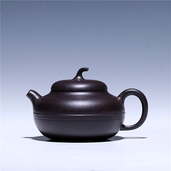 青年陶艺家 庞红亮 【双线茄段】原矿黑朱泥06拍卖已结束工艺美术师