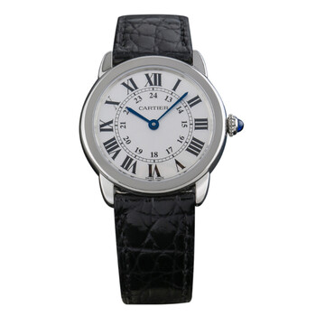 9新/未使用 卡地亚 伦敦solo系列 石英机芯 女表 w670015506拍卖已