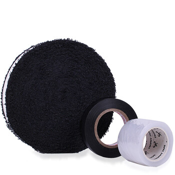 靓健羽毛球拍毛巾全棉手胶吸汗带 含打底膜封口胶 盘装5米黑色 靓健羽毛球拍毛巾全棉手胶吸汗带 含打底膜封口胶 盘装5米黑色